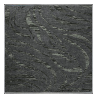 Tapis abstrait gris lavable à la machine