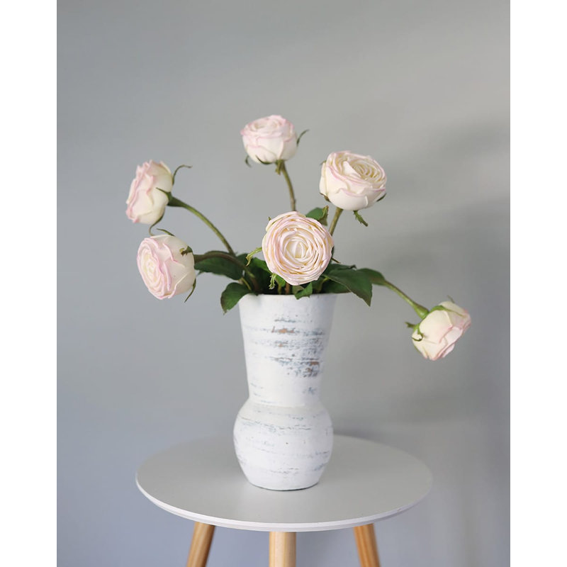 Real Touch Cream Pink English Rose 24"