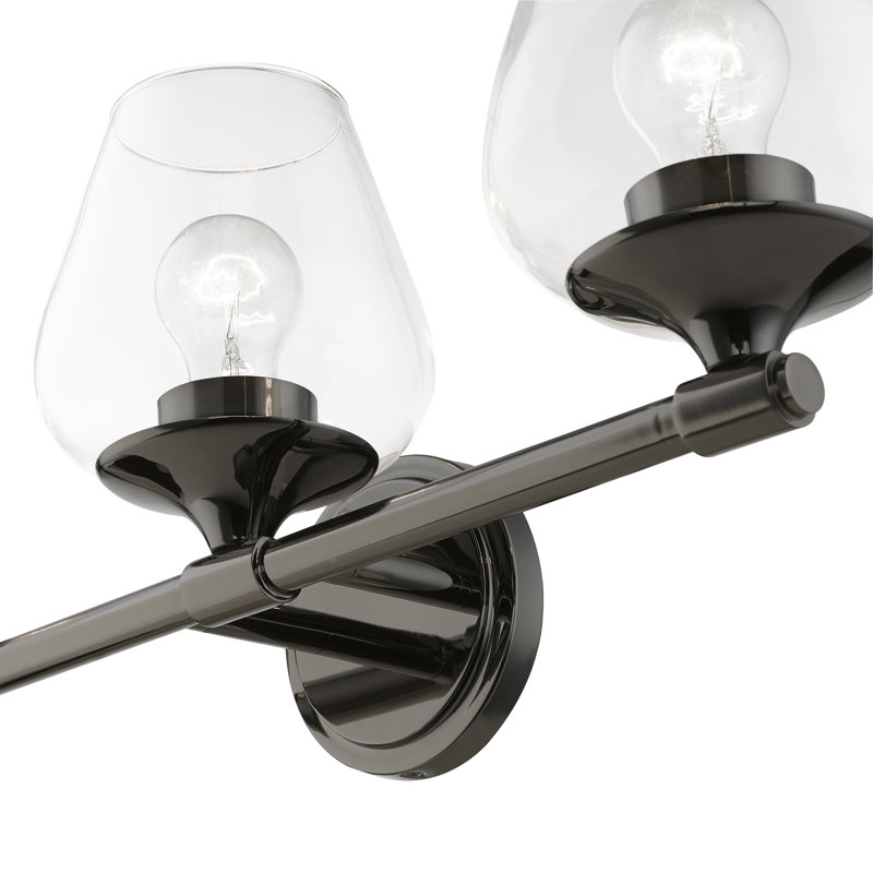 Sylmar 3 - Light Dimmable Vanity Light, Black Chrome
