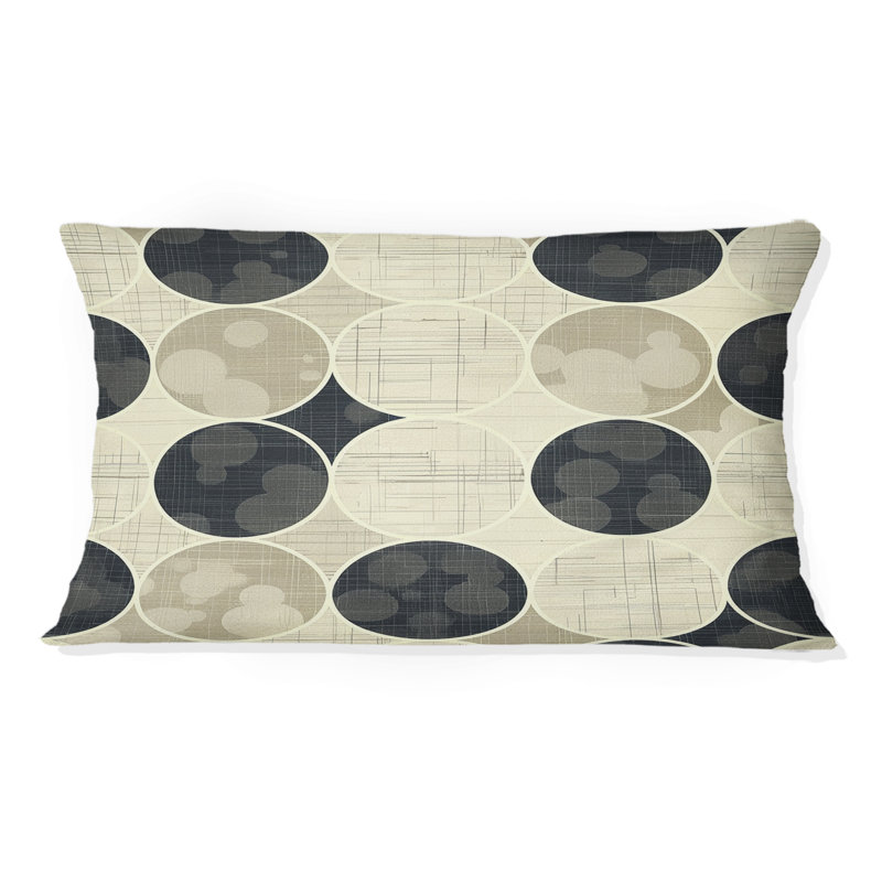 Coussin lombaire beige Midcentury II - Midcentury