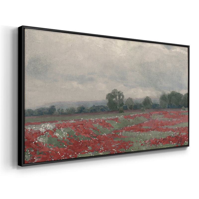 Botanical Series-CDXC- Toile tendue avec châssis tendue, prête à être accrochée, Argent argent, H 21 po x l 41 po