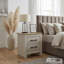 Limestone Manufactured Wood Bedside Table-567613615