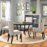 Durst 4 - Person Solid Wood Top Four Leg Dining Set
