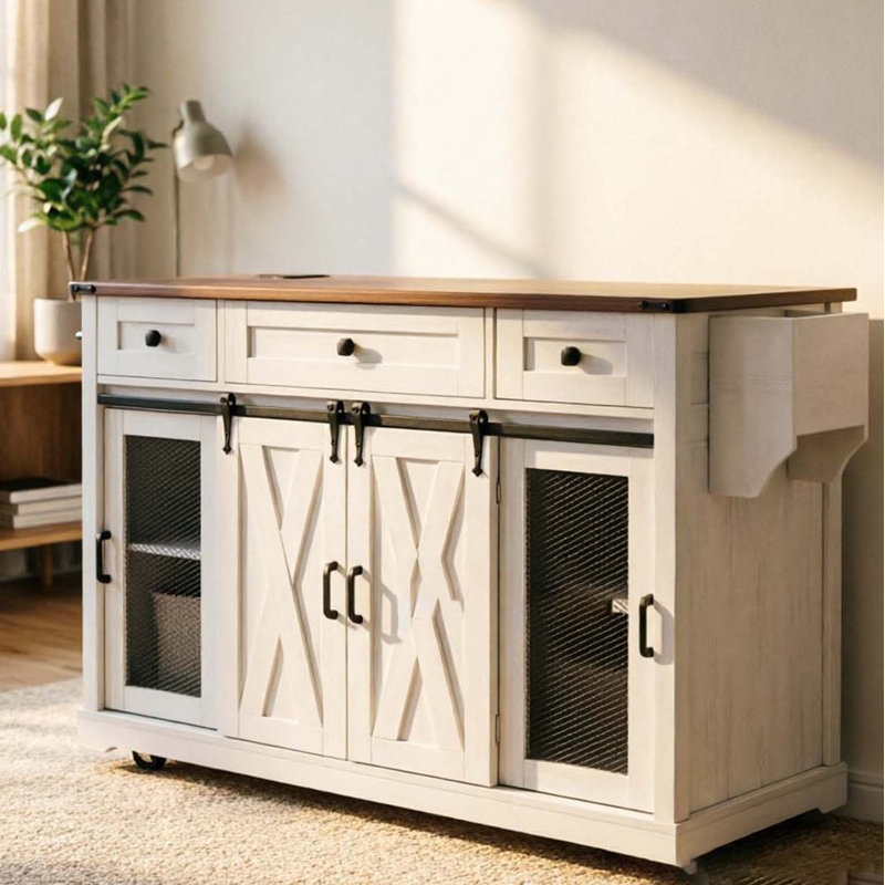 Îlot de cuisine, White