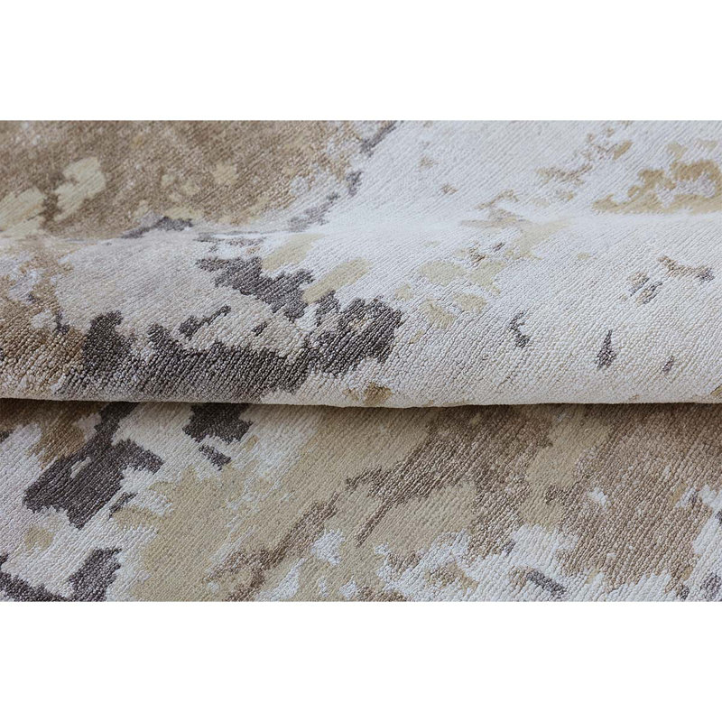 Area Rug in Ivory, Round 5'10"