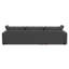 Tatum Large Deep Seater Left Sectional Sofa, L-Shaped Performance Fabric Sofa in Contemporary Style-97652081