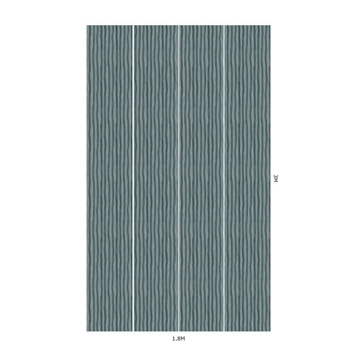 ARTIST'S STRIPE Wallpaper - Apatite 9'10" - full height wallpaper
