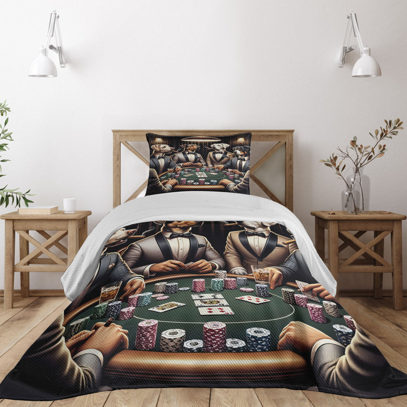 Polyester Coverlet, Twin Coverlet + 1 Standard Shams