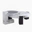 Table basse blanche avec table d'appoint blanche