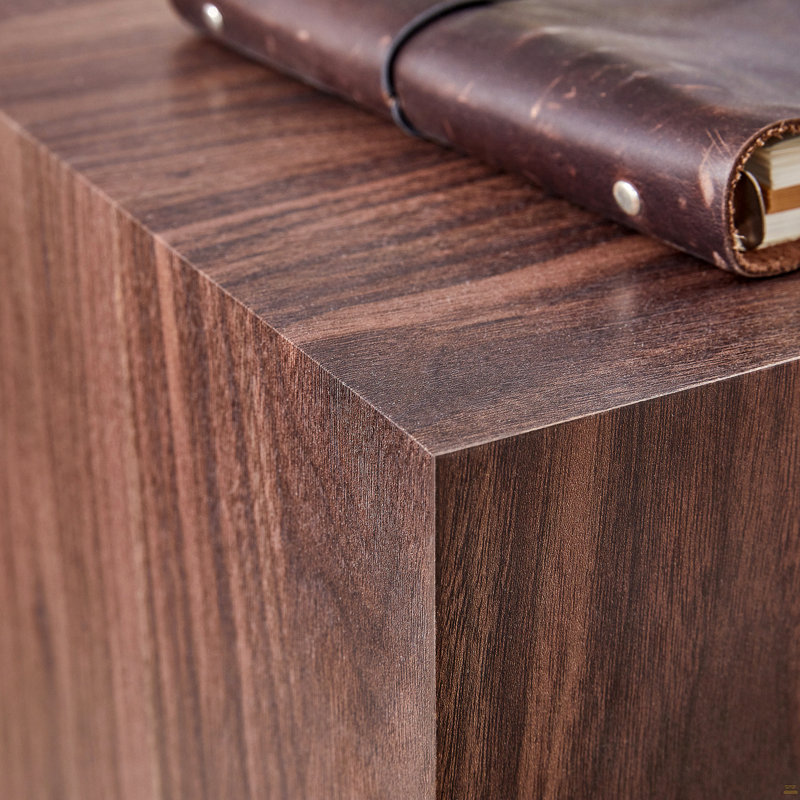 Table basse en bois MDF grain de bois - Design luxueux
