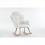 Fauteuil oscillant rembourré Teddy en tissu xpiyaer