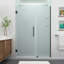 Porte de douche à charnière sans cadre 58 po x 72 po Belmore GS-30104685-105535518