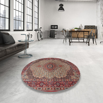 Tapis oriental rouge / brun / rose