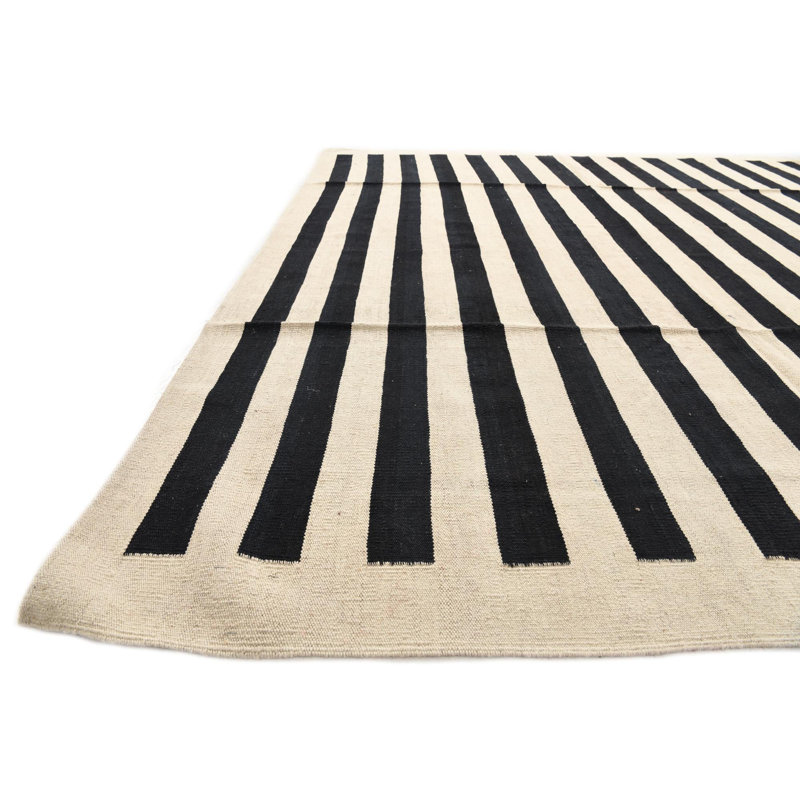 Tapis noir et blanc Osbourne