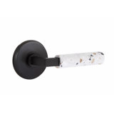 Select Privacy (Bed & Bath) Door Lever with Round Rosette