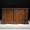 88" 2 Drawer Walnut Wood Sideboard