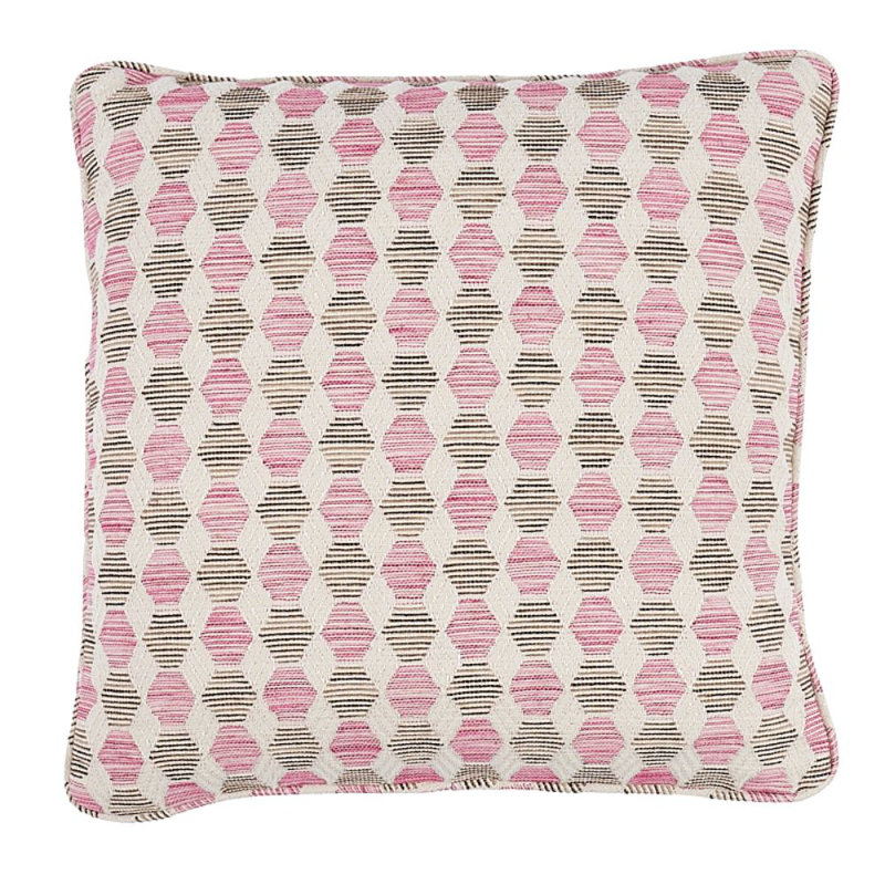 Coquina Pillow, 22" x 22", Pink