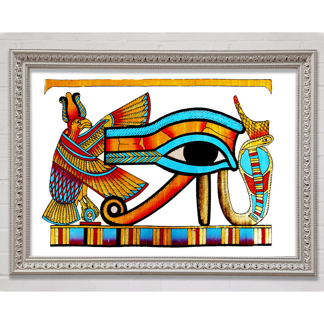 Gerahmtes Leinwandbild Egyptian All Seeing Eye Of Ra