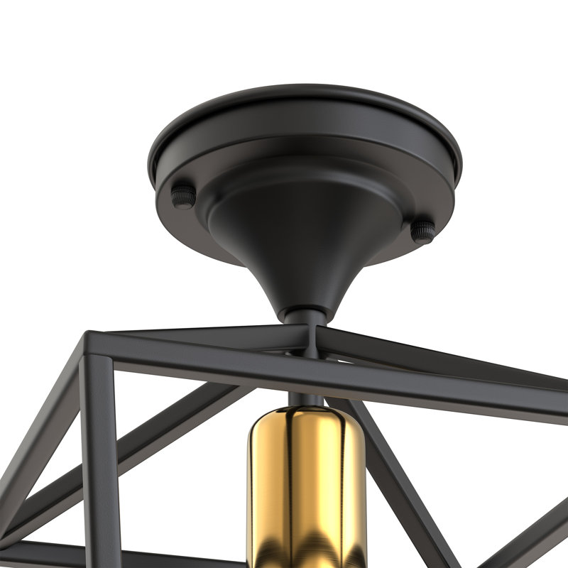 Plafonnier semi-encastré 1 lumière