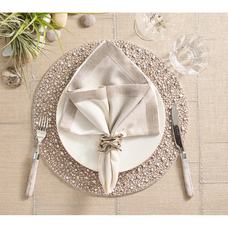 Flux Napkin Ring, Silver