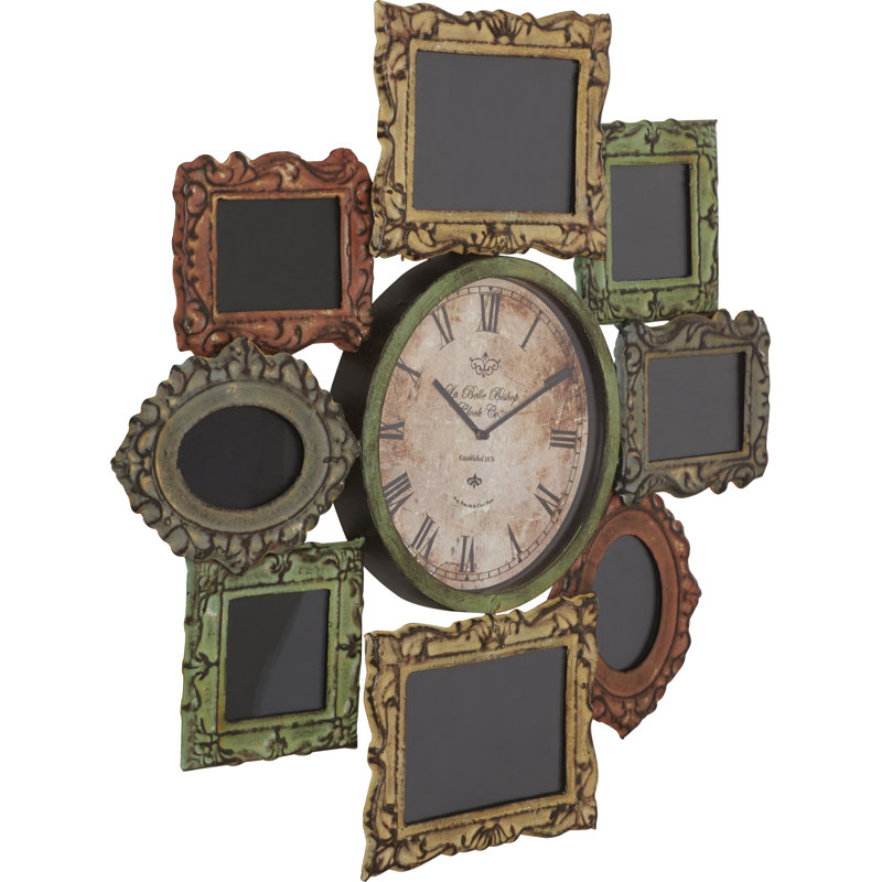 Shahid Metal Clock With Photo Frame