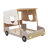 Wood Car Bed with Pillow, Ceiling Cloth-875296575