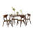 Wilhelmina 4 - Person Four Leg Dining Set-461909712
