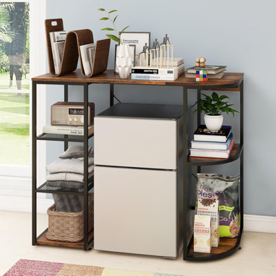 Mini armoire de réfrigérateur, tablettes de réfrigérateur avec prise de courant