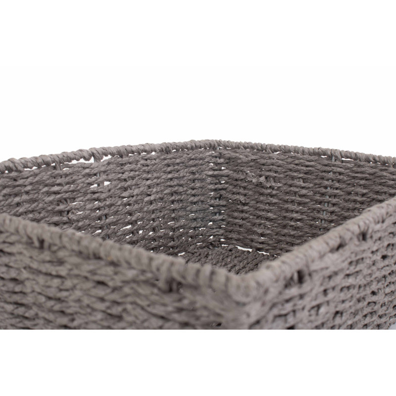 Farnhamville Paper Rope Storage Tray Basket