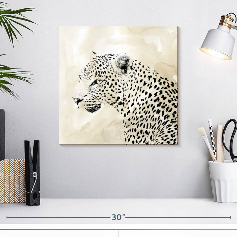 Brampt Leopard Spots III, 16" H x 16" W