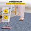 Tapis marin gris de 6 pi x 13,1 pi Tapis de bateau pour l'extérieur Patio