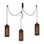 Driffield 3 - Light Black Cylinder Pendant