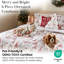 Ensemble de literie réversible Southshore Fine Linens Merry and Bright, 6 pièces avec 1 couette, 2 taies d'oreiller et 3 coussins décoratifs garnis, Grand lit/très grand lit-106544635