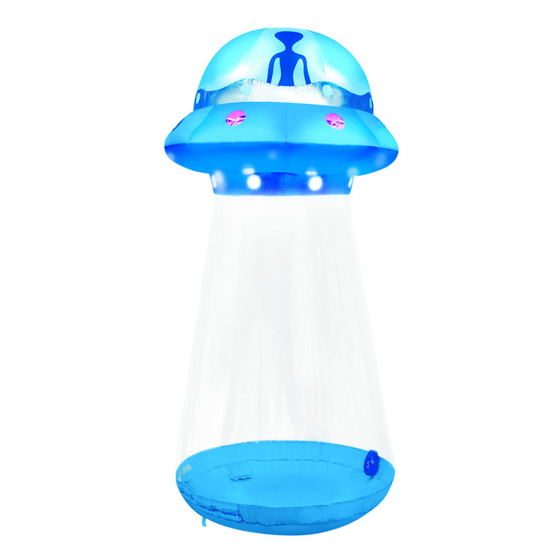 9 FT Halloween Inflatable UFO with LED Lights
