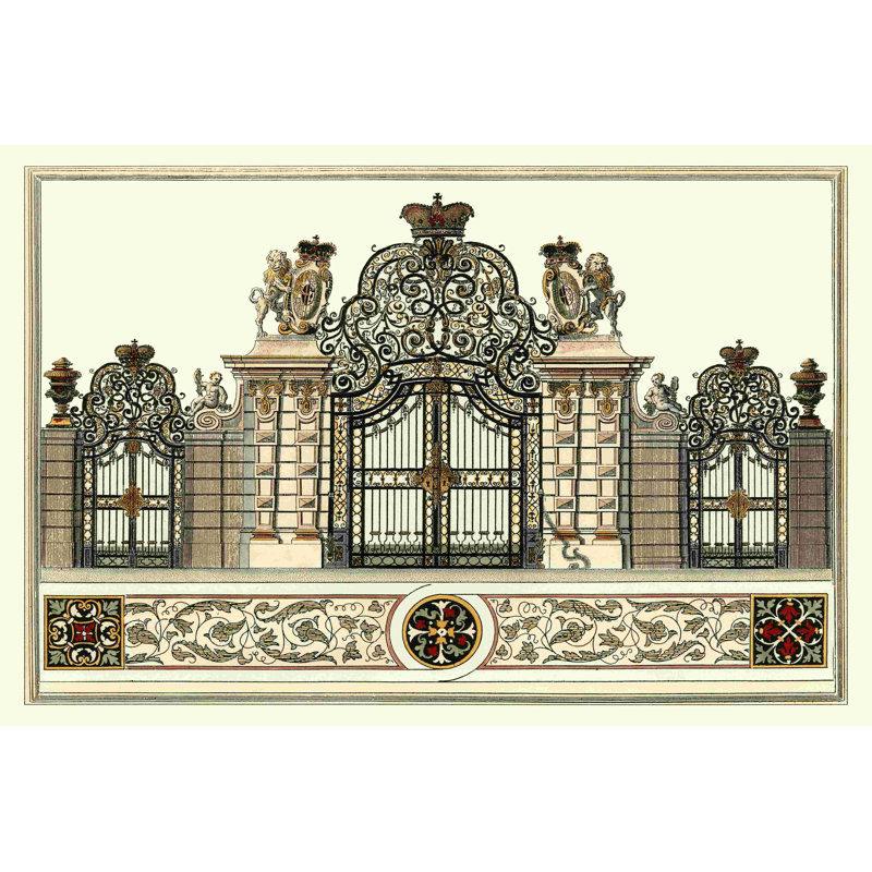 La grande porte du jardin I, H 8 po x l 12 po