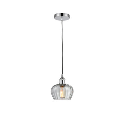 Luminaire suspendu simple à 1 lumière Noille
