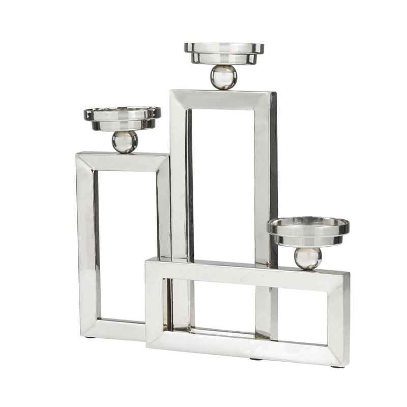 Bougeoir de table en aluminium 16,4 po