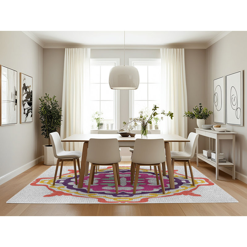 Tapis rose, Rectangle 7 pi x 10 pi