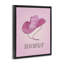 «Howdy Pink Cowgirl Hat», toile encadrée flottante grise par Nataly White-82011221-82011216