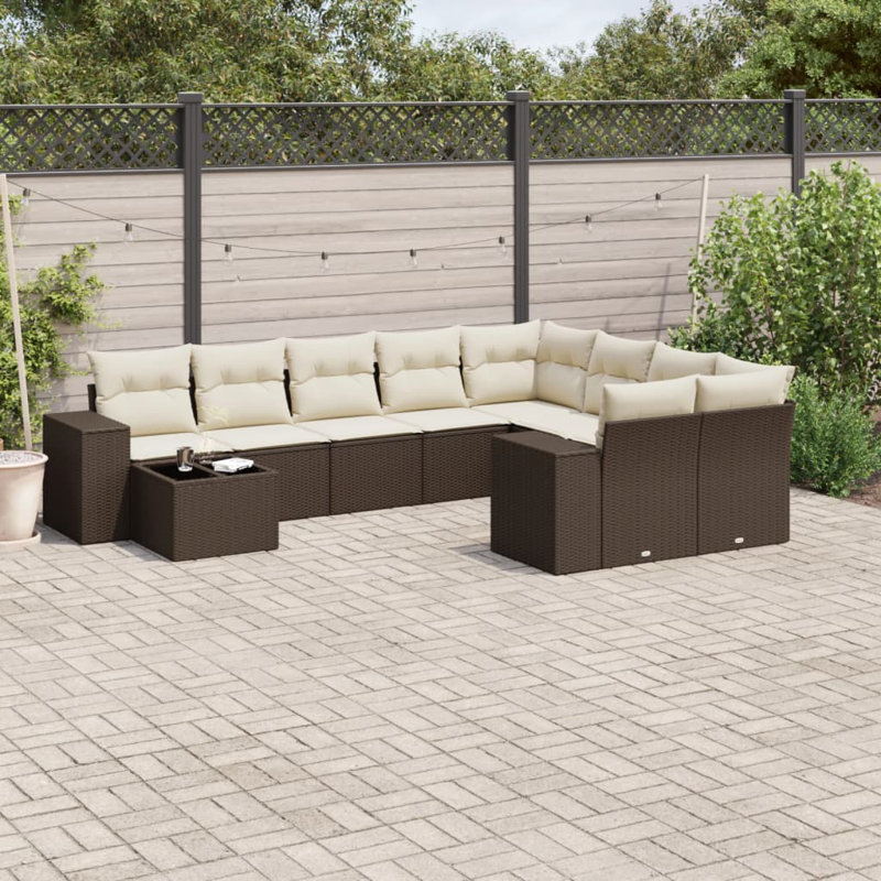 Ensemble de canapé de jardin Vidaxl