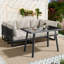 2-in-1 Convertible Garden Lounge Set With Table