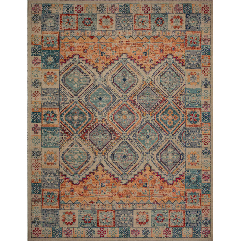 Shantae Oriental Indoor Rug, Rectangle 5'3" x 7'6"