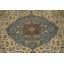 Tapis beige en laine noué à la main Amory