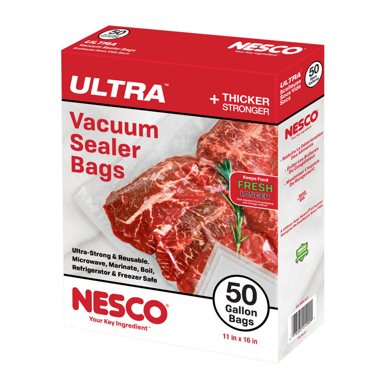 NESCO (50 ct) 11 x 15.75 Vacuum Sealer Bags VS-06B