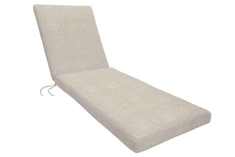 Eddie Bauer Outdoor Chaise Lounge Cushion, Sunbrella Fade & Water Resistant for Pool-Side Chaise Loungers & Deck Recliners