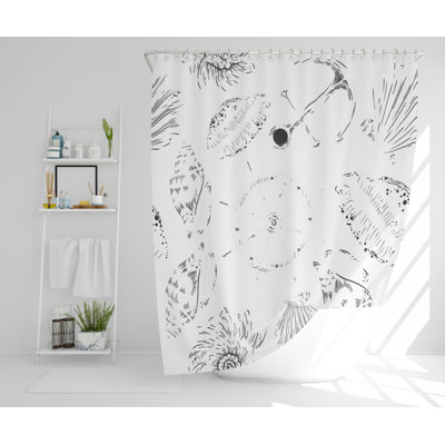 Claudia Polyester Shower Curtain Set