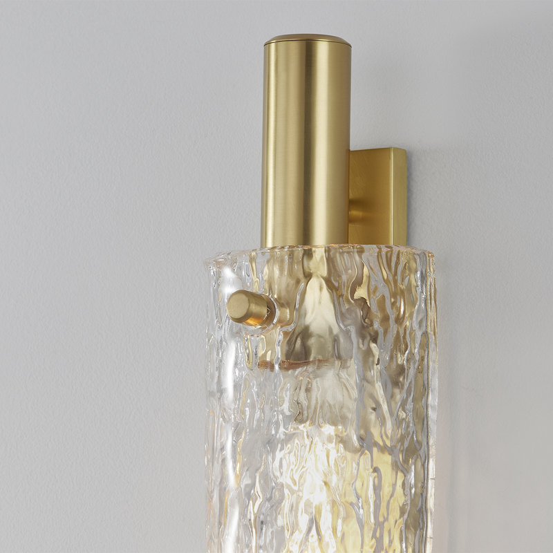 HARWICH 2 LIGHT WALL SCONCE, Aged Brass