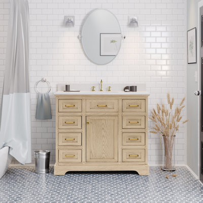 Meriline 42" Single Bathroom Vanity Set