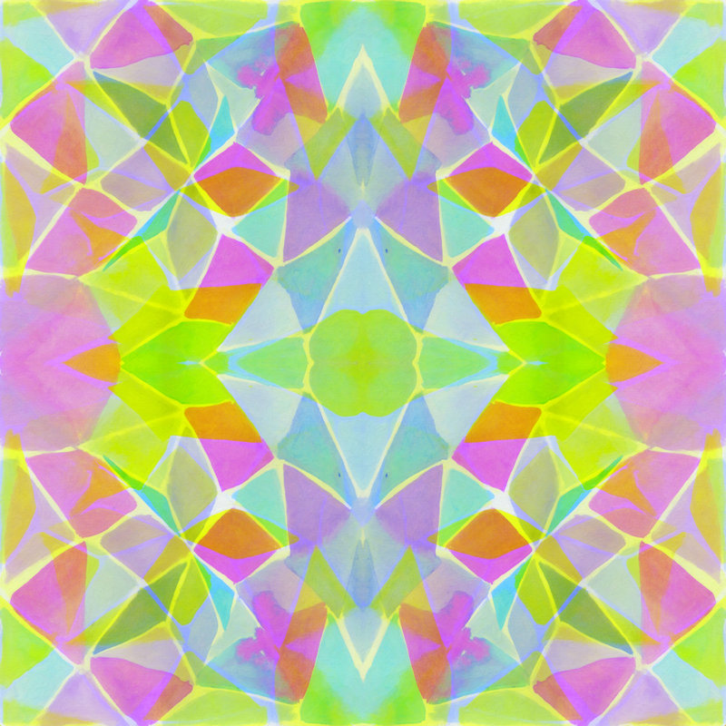 Maryln Amy Sia Chroma Lime - impression sur toile tendue, H 20 po x l 20 po, Non, Encadrement argenté