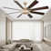 72" Modern 8-Blade Ceiling Fan with Lights and Remote, 6-Speed Reversible Fan
